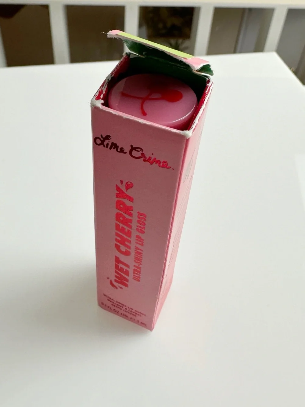 Lime Crime Wet Cherry Lip Gloss Cherry Slime Full Size Discontinued NIB